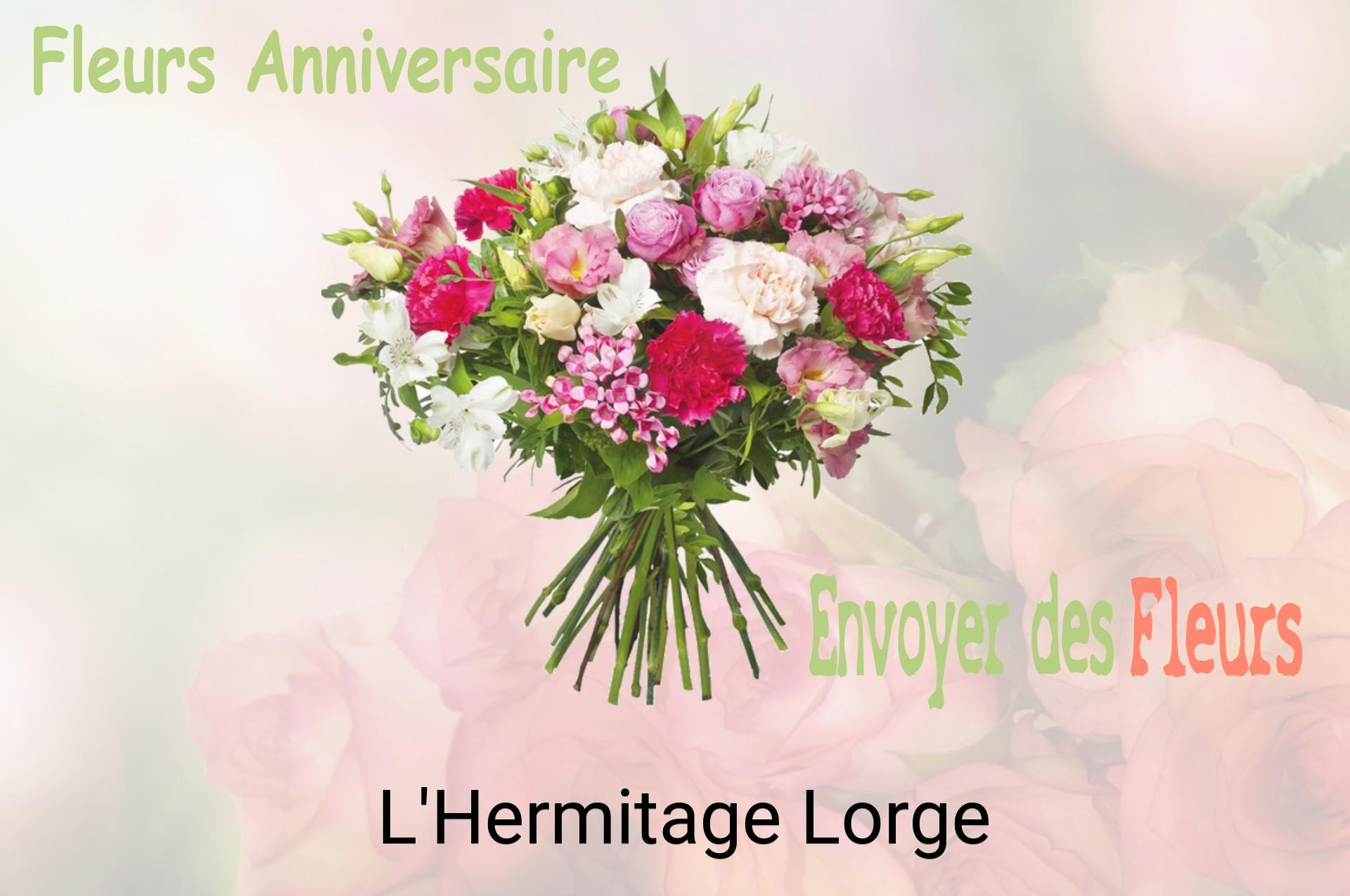 Bouquet de fleurs d’anniversaire livré à L'Hermitage-Lorge
