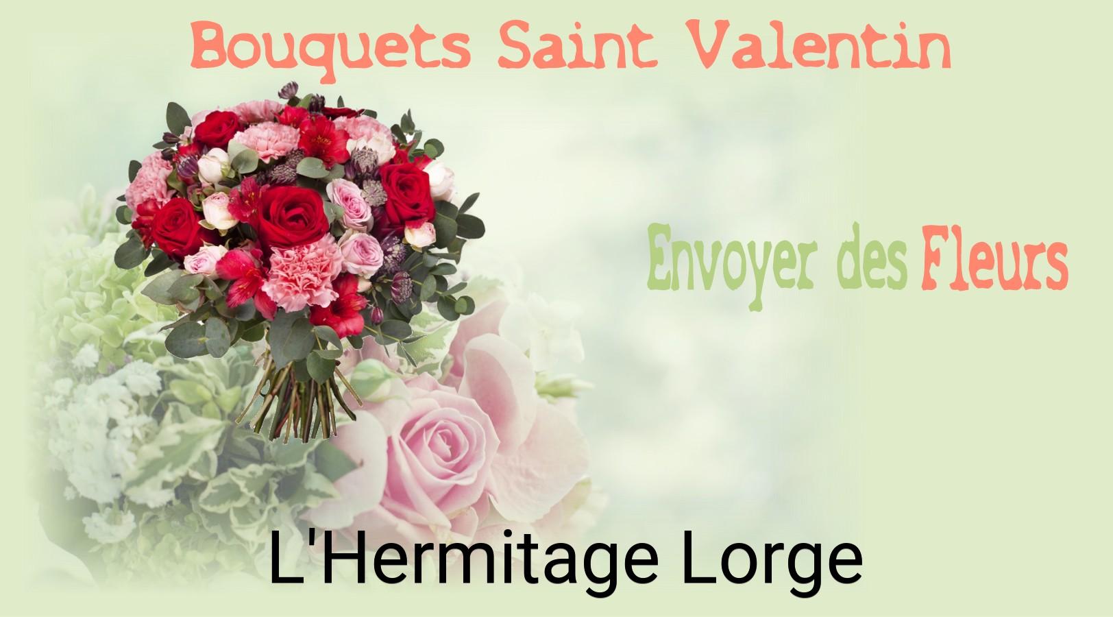 Roses de Saint-Valentin livrées à L'Hermitage-Lorge